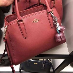 Coach Small Margot Carryall Crossgrain Leather Satchel